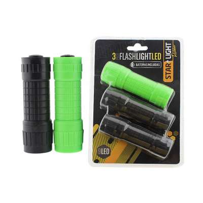 Customized Packing Cheaper Mini Flashlight 9 LED Plastic Torch