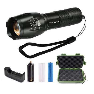 YM-T6G-1 High Power Bank Camping Torch Light 18650 Rechargeable Battery Zoom Aluminum Alloy LED Flashlight